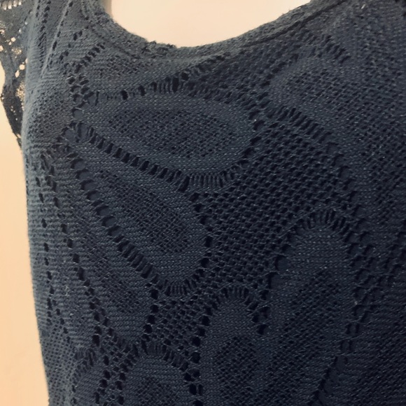 Anthropologie (Deletta) Navy A-line Dress - Picture 3 of 6